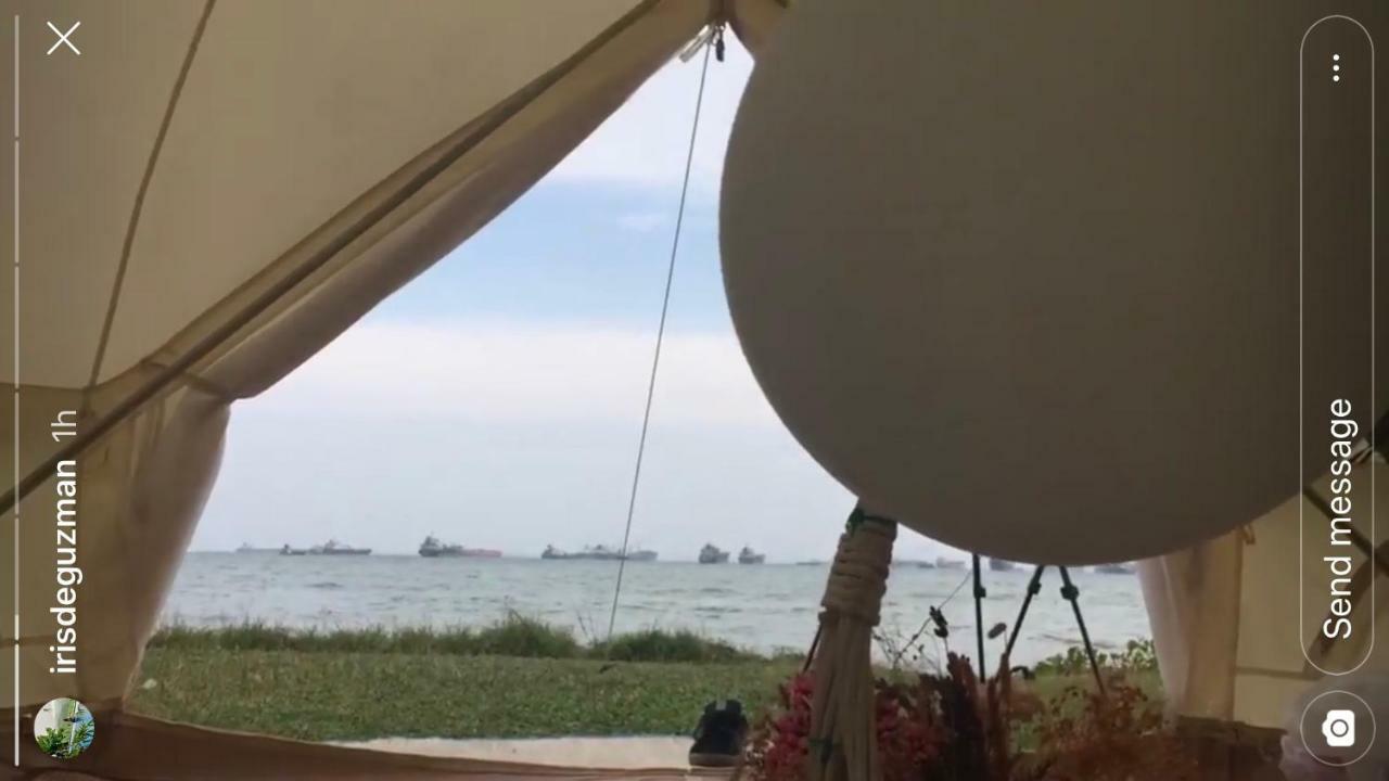 Glamping Kaki - Medium Bell Tent Singapur Exterior foto