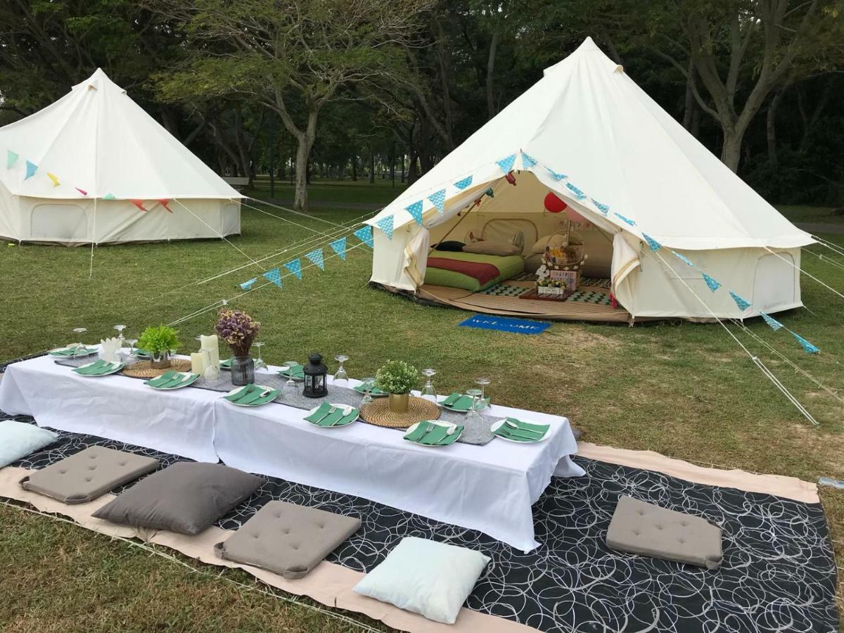 Glamping Kaki - Medium Bell Tent Singapur Exterior foto